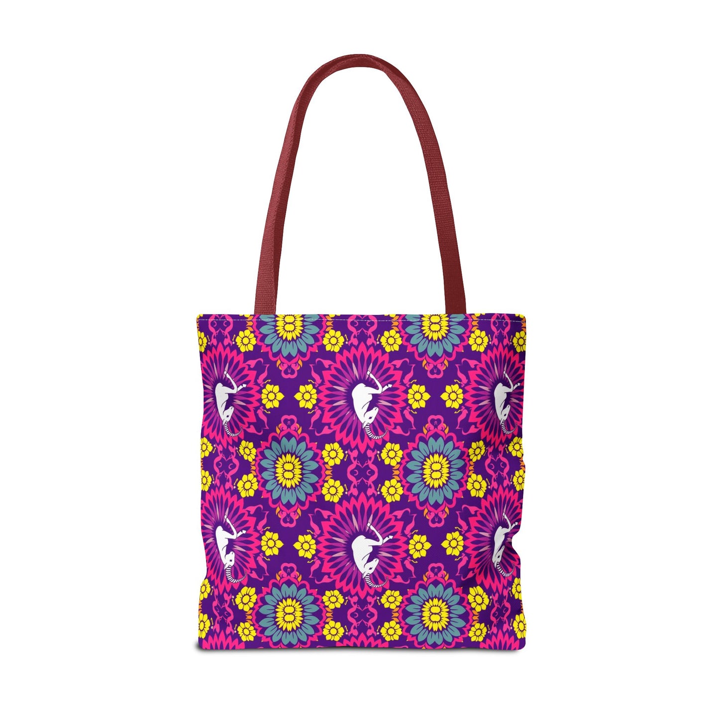 Tote Bag, (AOP), Capricorn, Zodiac v5, Flower Pattern