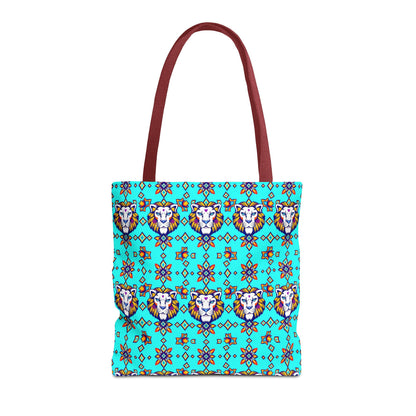 Tote Bag (AOP), Leo, Zodiac v1, Jewel Pattern