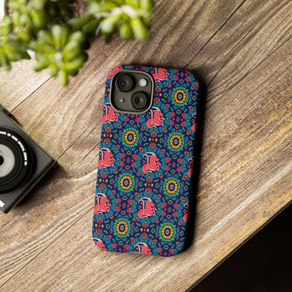 Tough Cases, Capricorn, Zodiac v1, Flower Pattern
