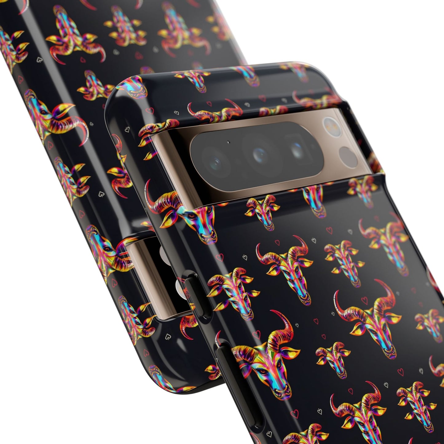 Tough Cases, Taurus, Zodiac, Metal Pattern