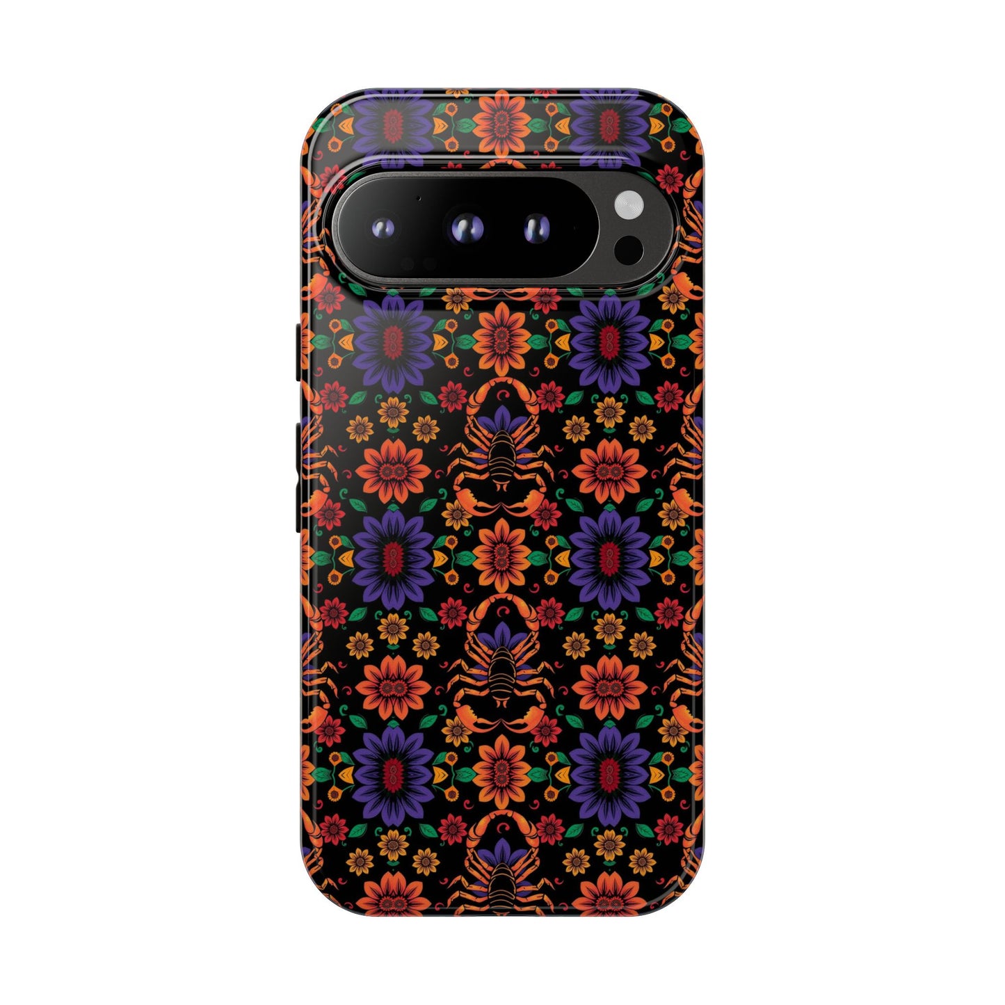 Tough Cases, Scorpio, Zodiac, Flower Pattern