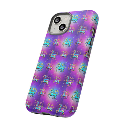 Tough Cases, Aquarius, Zodiac, Metal Pattern