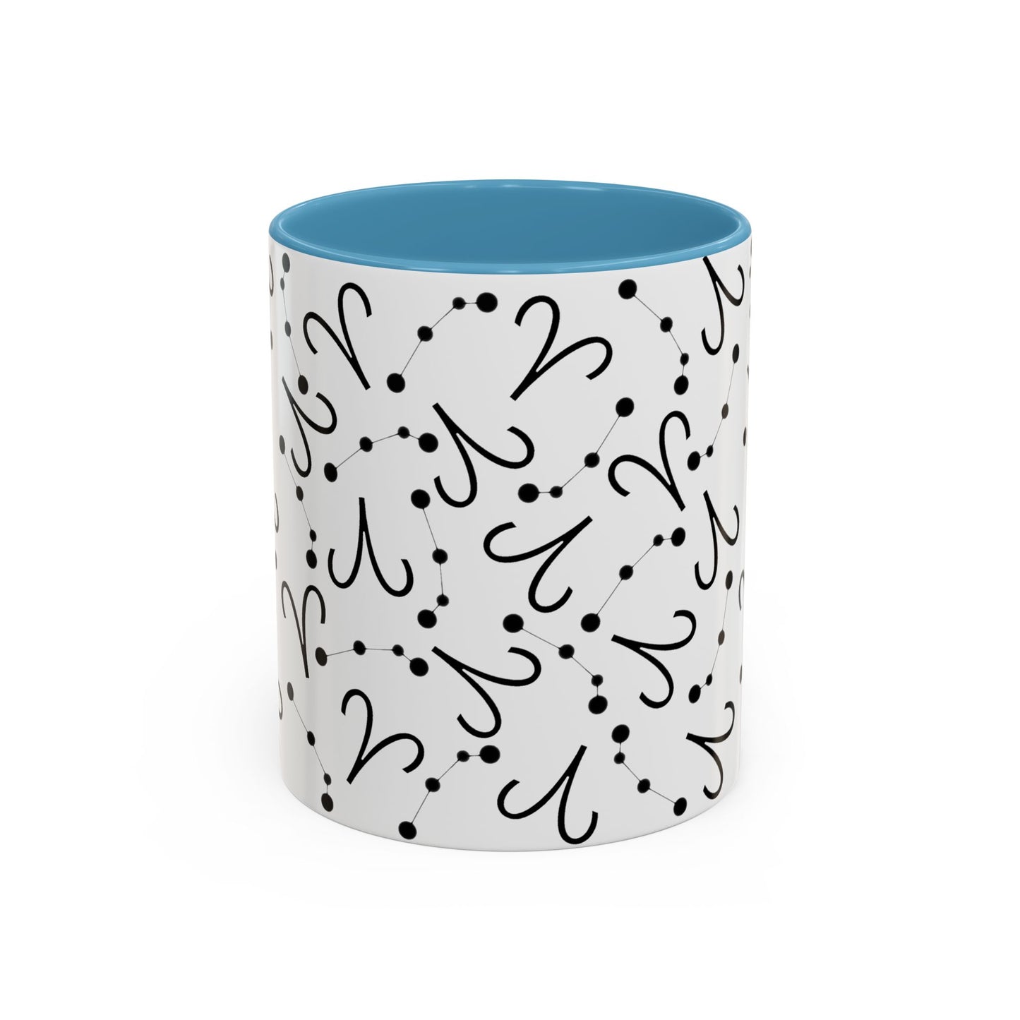 Accent Coffee Mug with the Aries sign (11, 15oz)