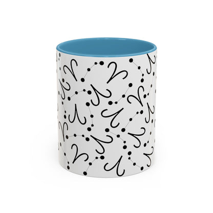 Accent Coffee Mug with the Aries sign (11, 15oz)