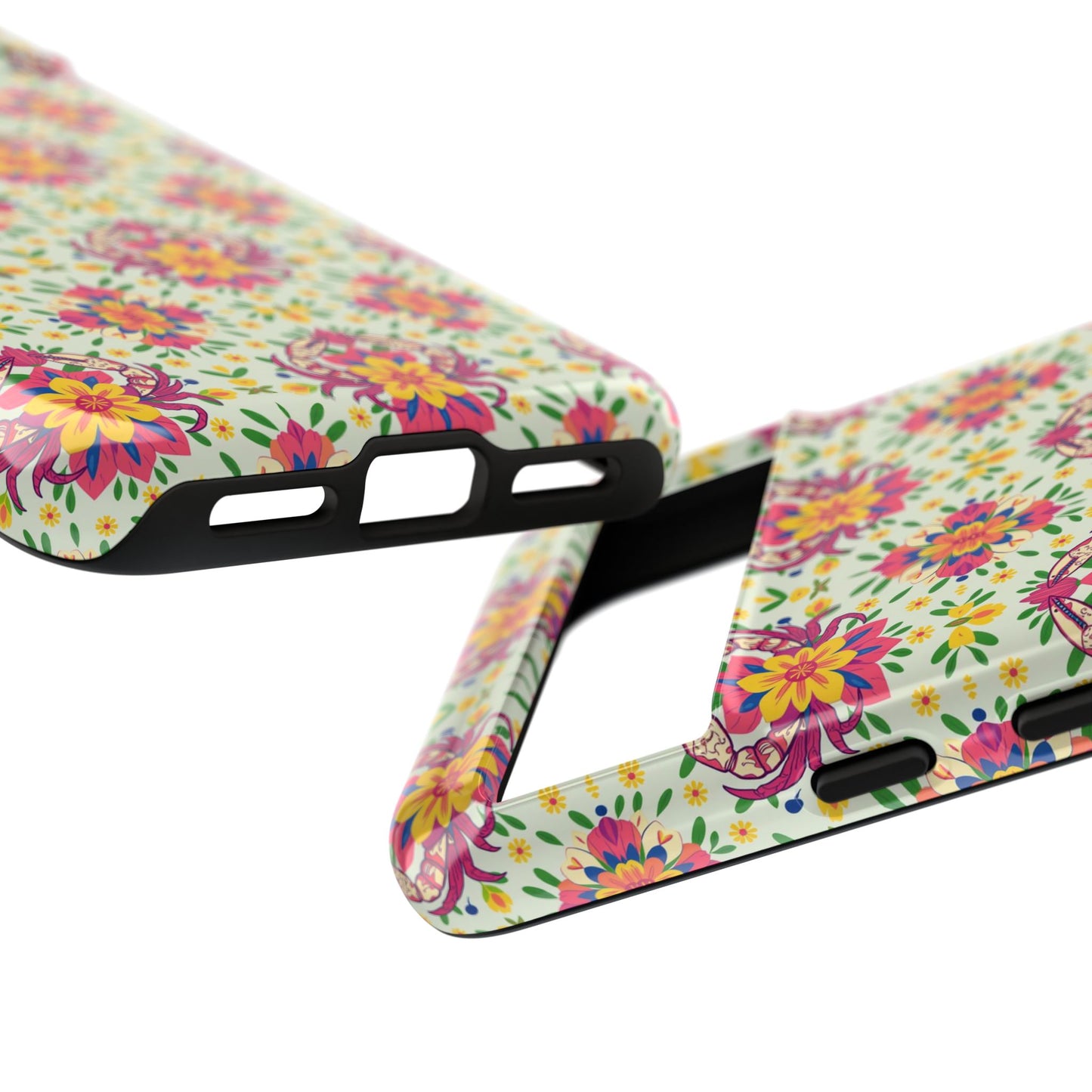 Tough Cases, Cancer, Zodiac v3, Flower Pattern