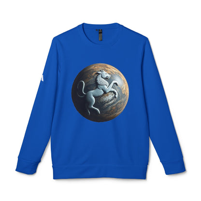 Adidas, Unisex Fleece Crewneck Sweatshirt, Aquarius, Planet Animal, Zodiac