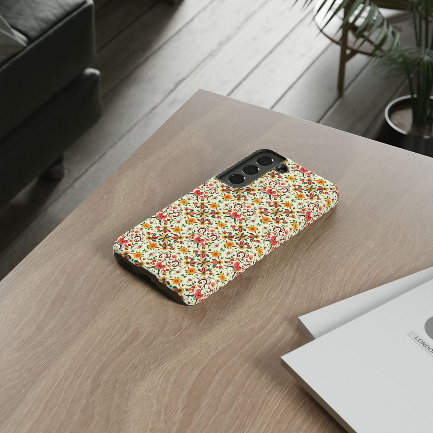 Tough Cases, Aries, Zodiac, Flower Pattern