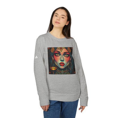 Adidas, Unisex Fleece Crewneck Sweatshirt, Libra, Pop Art v1, Zodiac