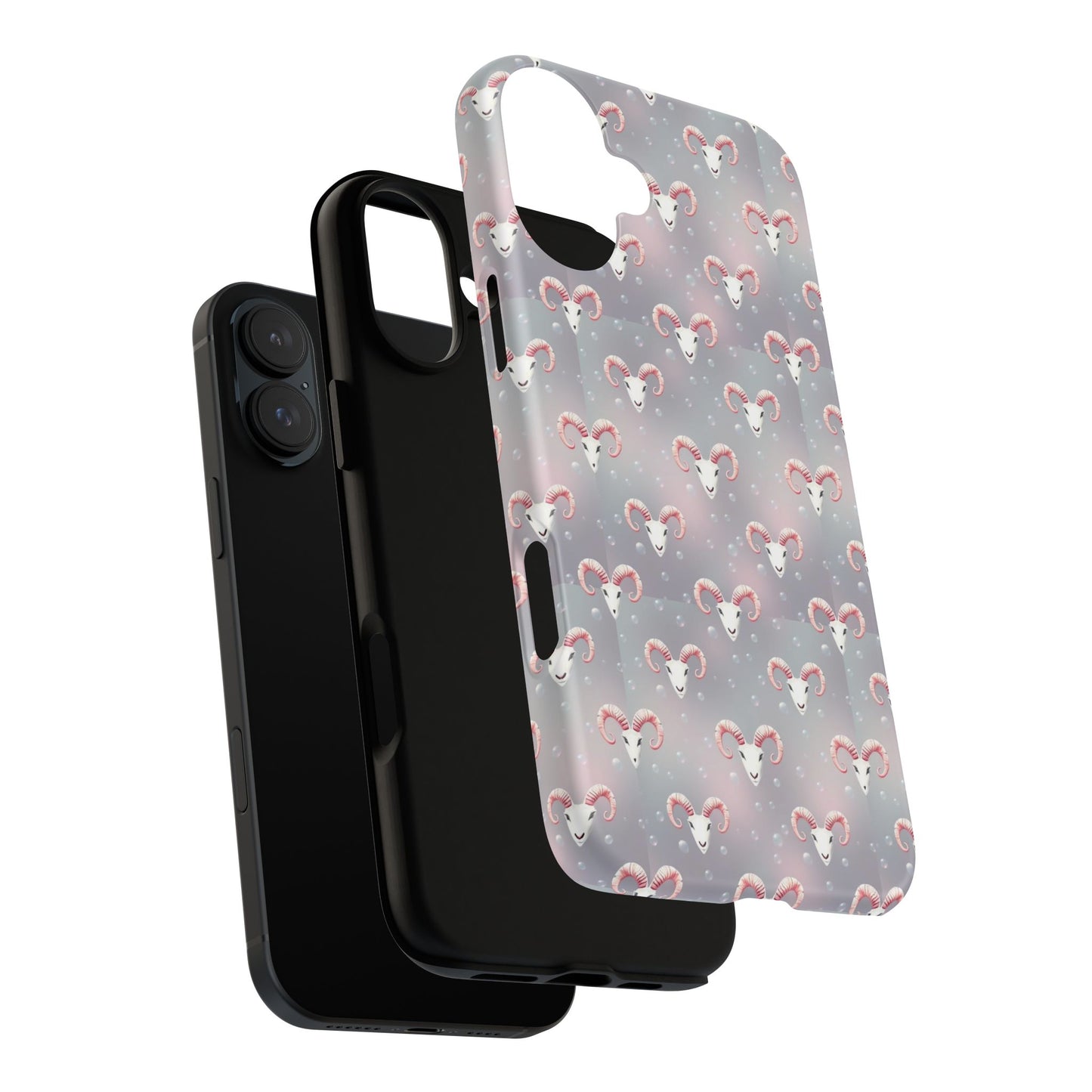 Tough Cases, Aries, Zodiac v2, Bubble Pattern