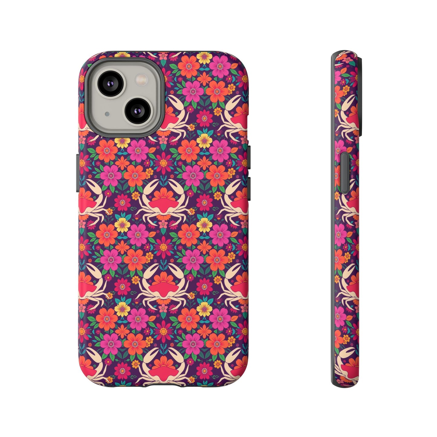 Tough Cases, Cancer, Zodiac v1, Flower Pattern