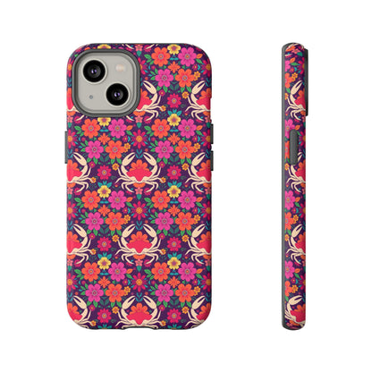 Tough Cases, Cancer, Zodiac v1, Flower Pattern