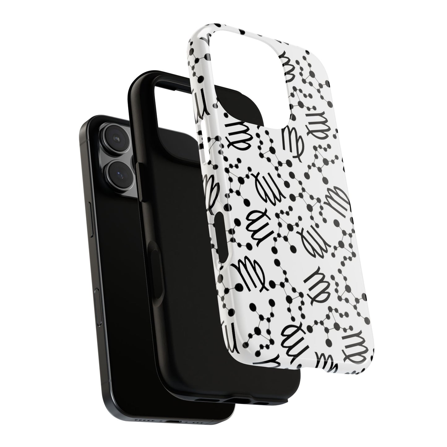 Tough Cases with the Virgo Zodiac sign for iPhone, Samsung Galaxy, and Google Pixel devices