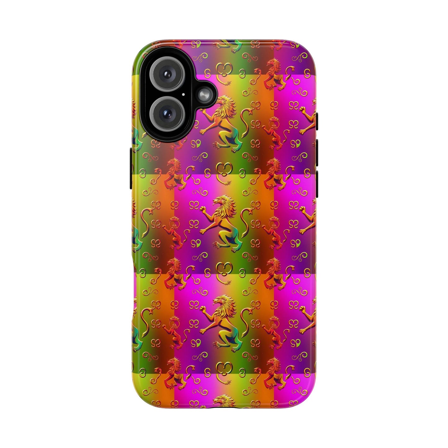 Tough Cases, Leo, Zodiac v1, Metal Pattern