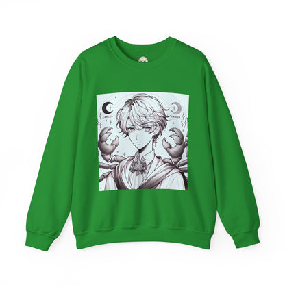 Unisex Heavy Blend™ Crewneck Sweatshirt,Two Moon, Cancer Zodiac Design
