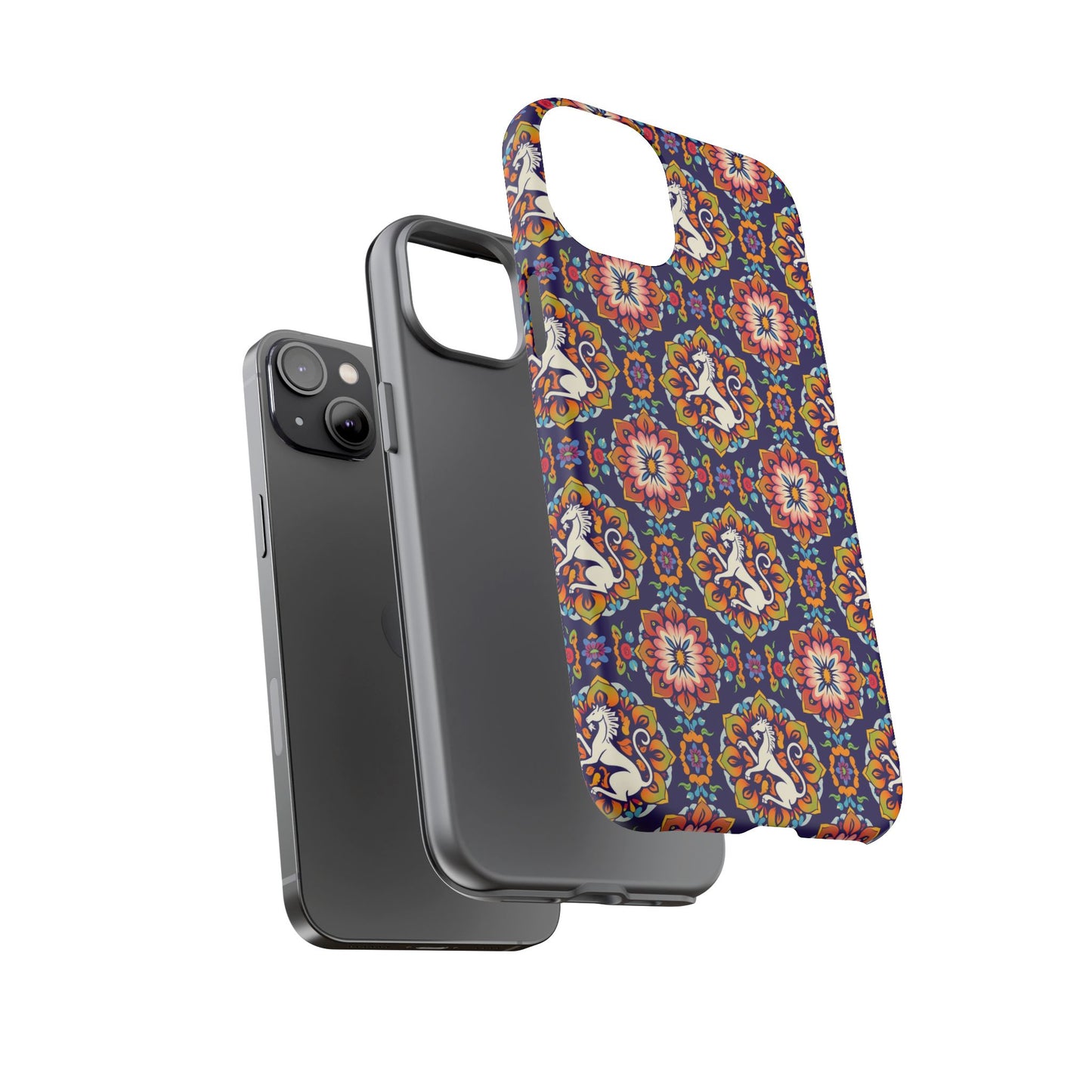 Tough Cases, Virgo, Zodiac v3, Flower Pattern