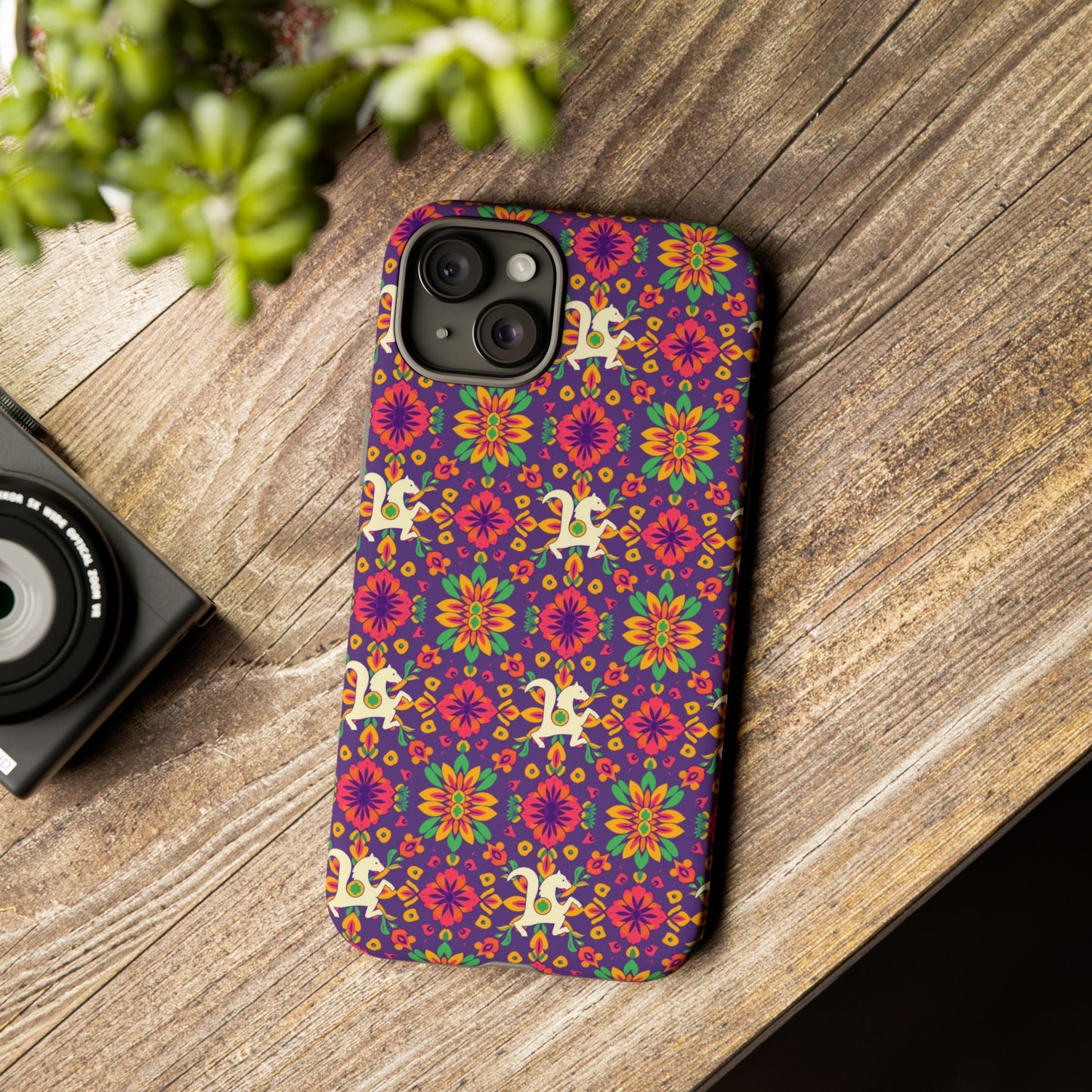 Tough Cases, Aquarius, Zodiac v1, Flower Pattern
