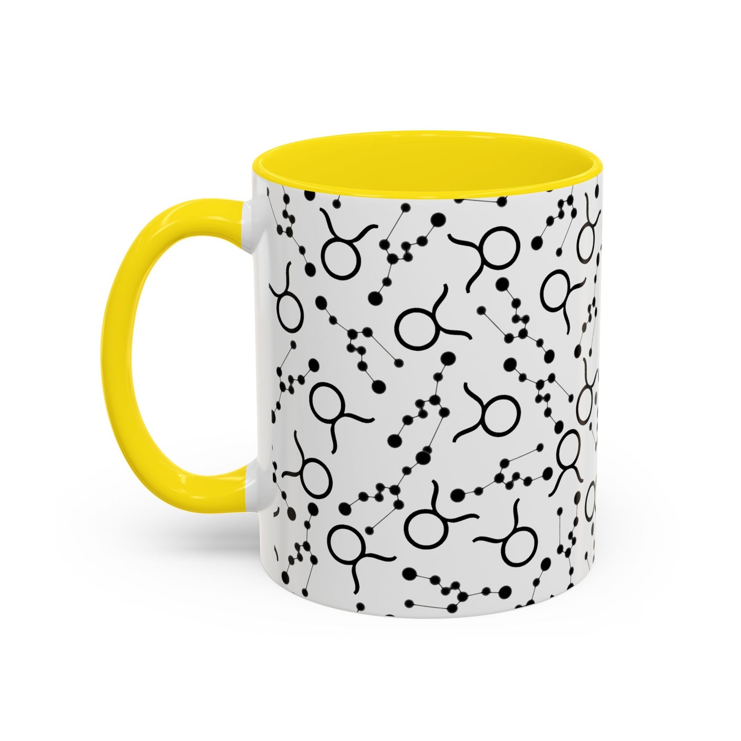 Accent Coffee Mug with the Taurus Zodiac sign (11, 15oz)