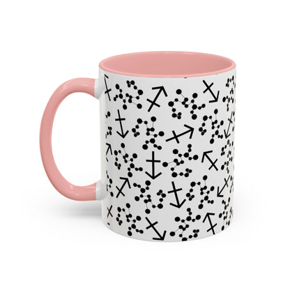 Accent Coffee Mug with the Sagittarius sign (11, 15oz)
