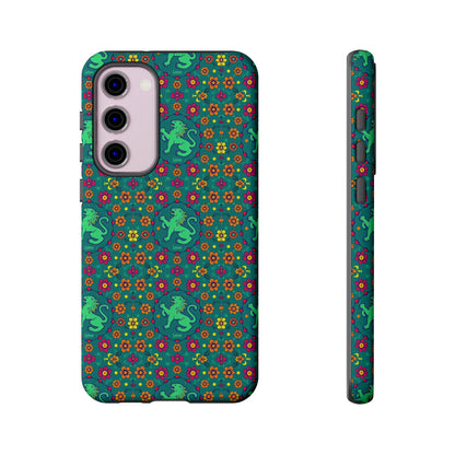 Tough Cases, Leo, Zodiac v3, Flower Pattern