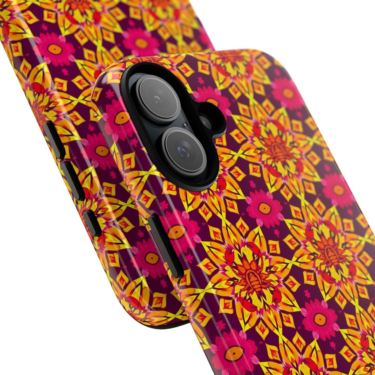 Tough Cases, Scorpio, Zodiac v1, Flower Pattern
