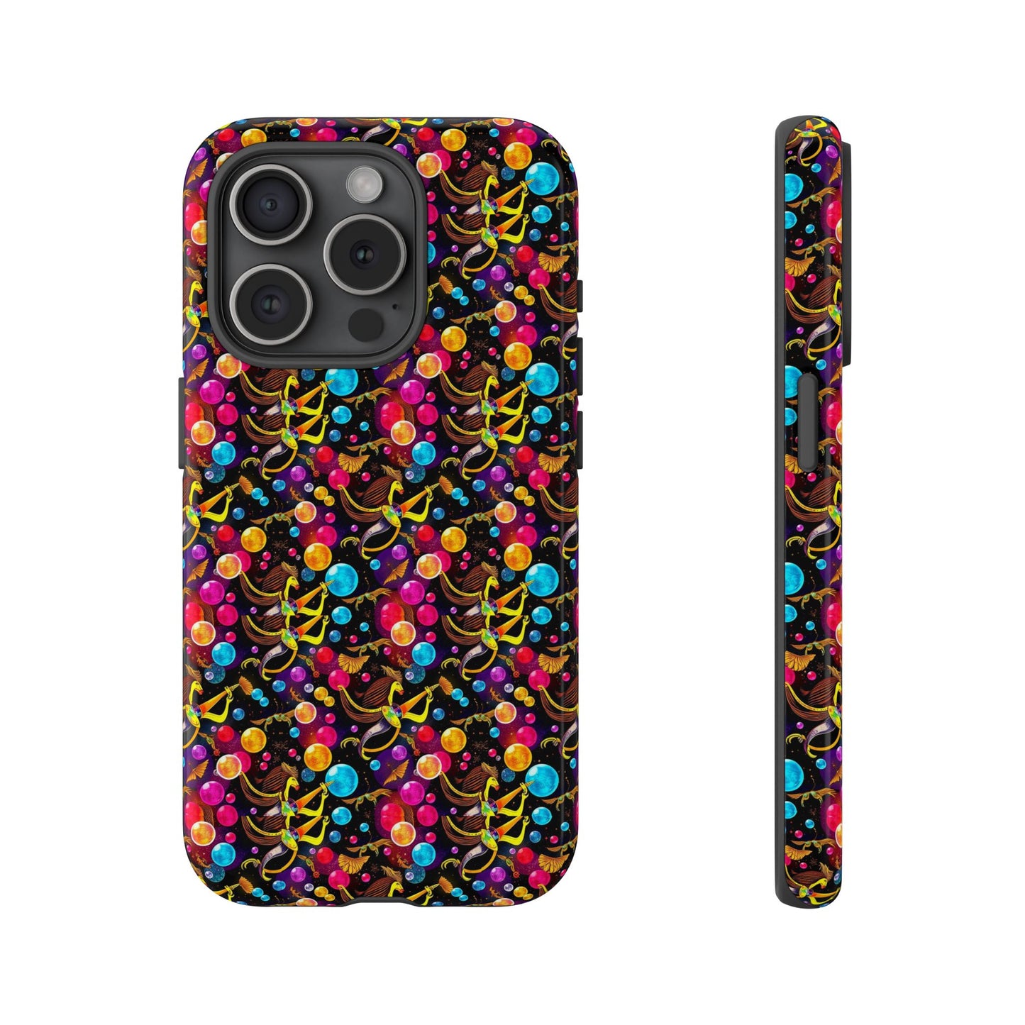 Tough Cases, Sagittarius, Zodiac v1, Bubble Pattern