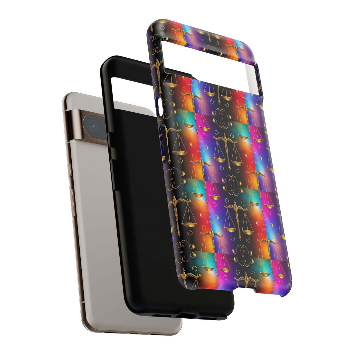 Tough Cases, Libra, Zodiac v1, Metal Pattern
