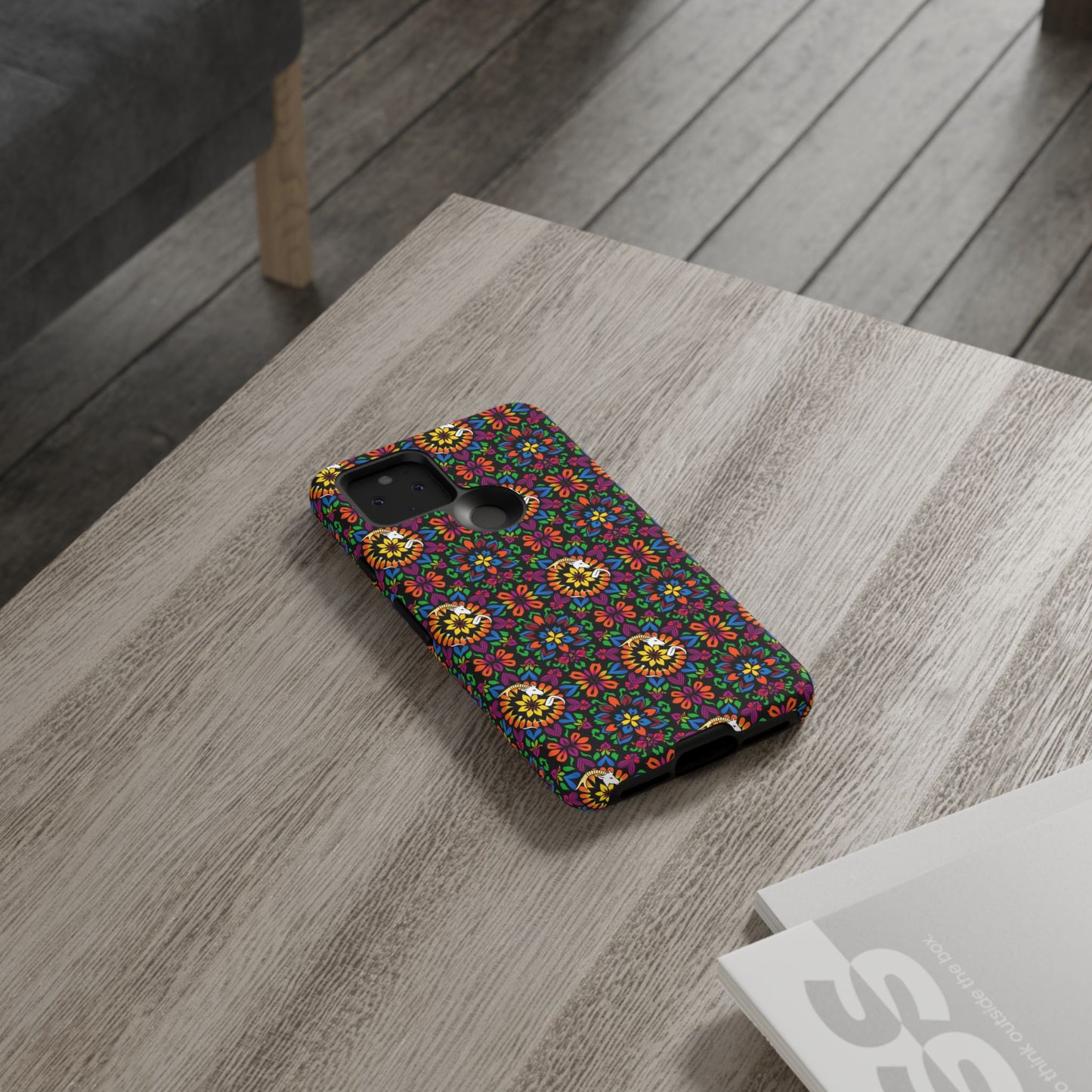 Tough Cases, Capricorn, Zodiac v2, Flower Pattern