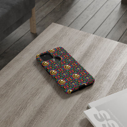 Tough Cases, Capricorn, Zodiac v2, Flower Pattern