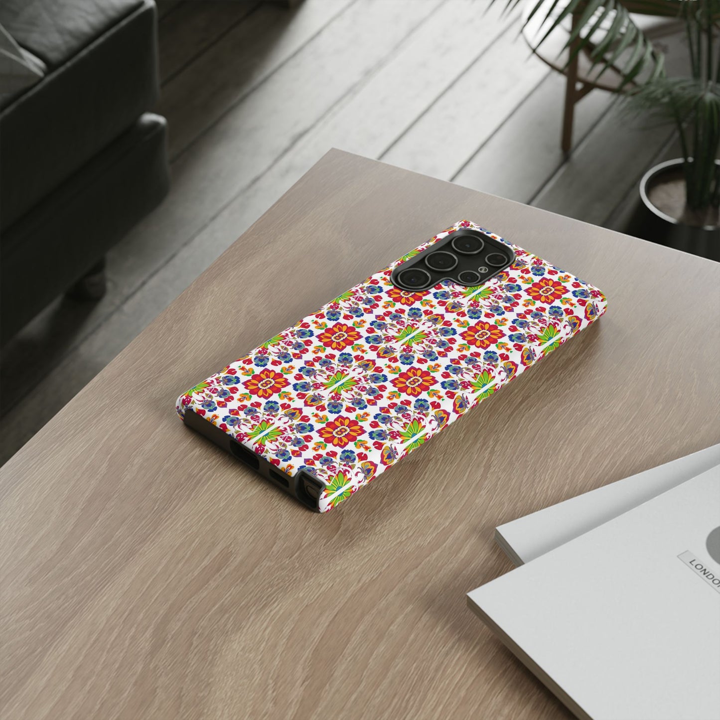 Tough Cases, Libra, Zodiac v1, Flower Pattern