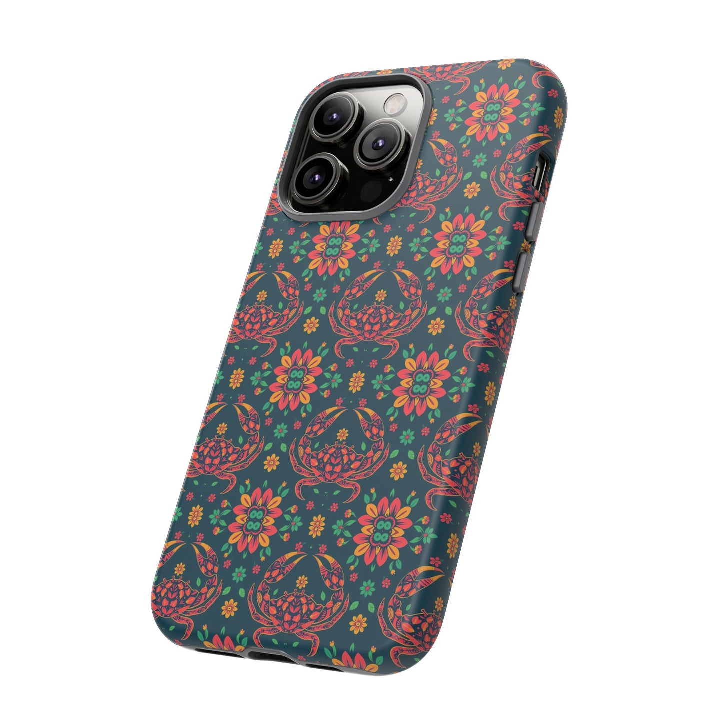 Tough Cases, Cancer, Zodiac v4, Flower Pattern