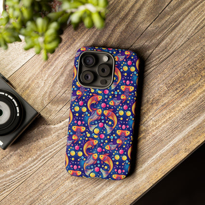 Tough Cases, Pisces, Zodiac, Bubble Pattern