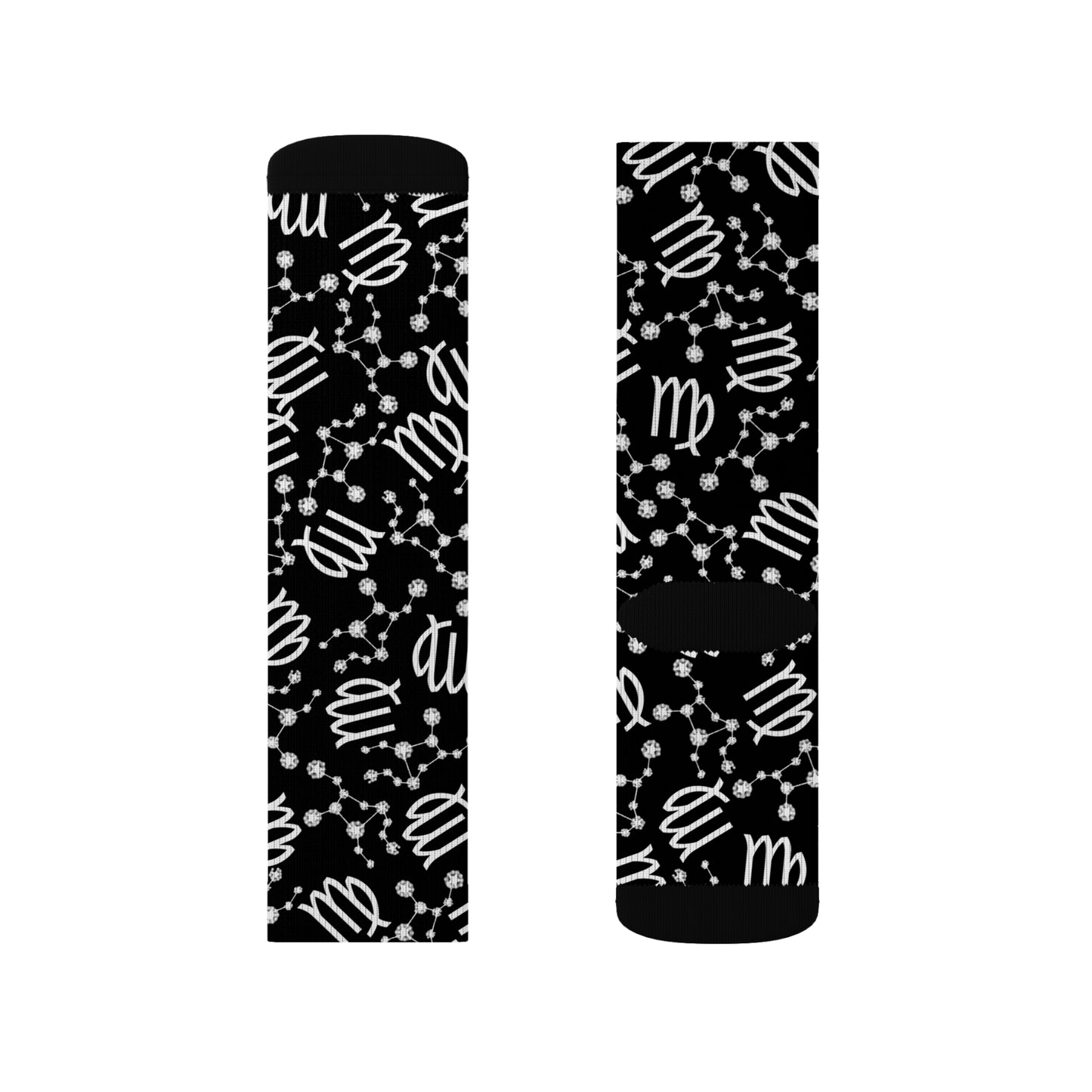 Zodiac Sublimation Socks Virgo Zodiac sign