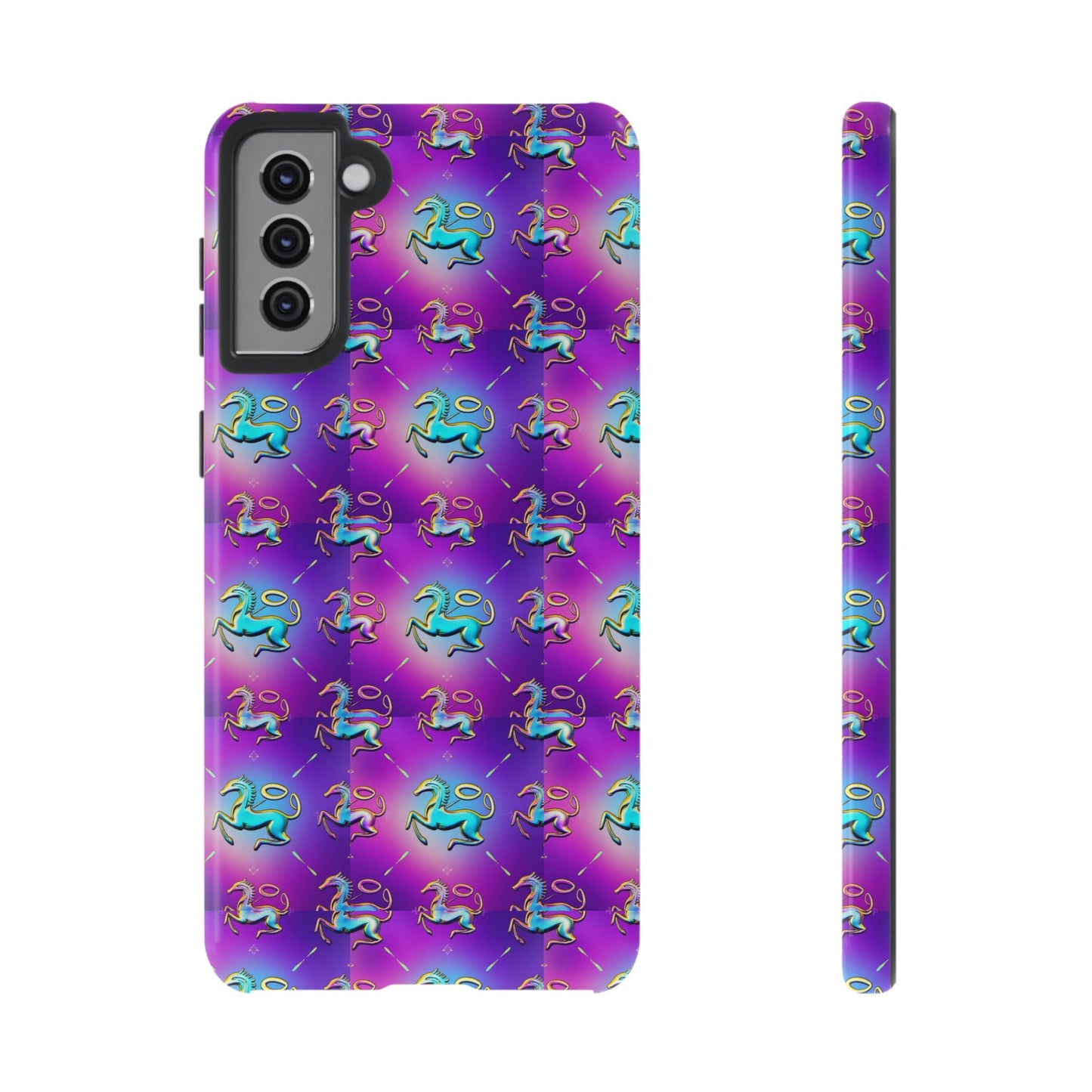 Tough Cases, Aquarius, Zodiac, Metal Pattern