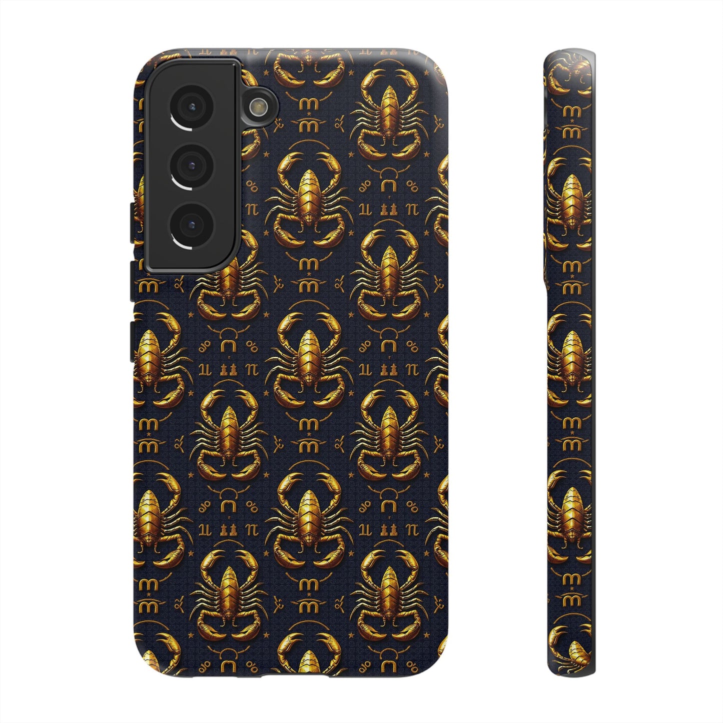 Tough Cases, Scorpio, Zodiac, Metal Pattern