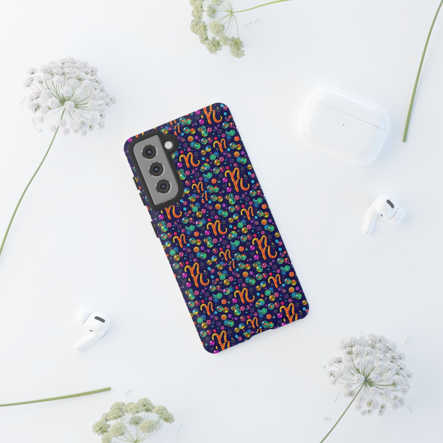 Tough Cases, Aquarius, Zodiac, Bubble Pattern