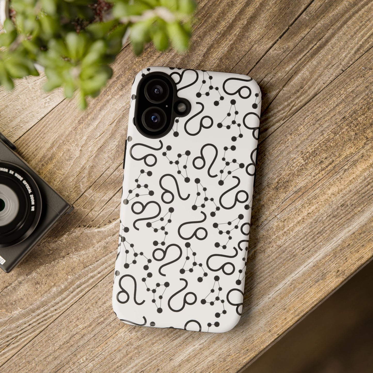 Tough Cases with the Leo Zodiac sign for iPhone, Samsung Galaxy, and Google Pixel devices