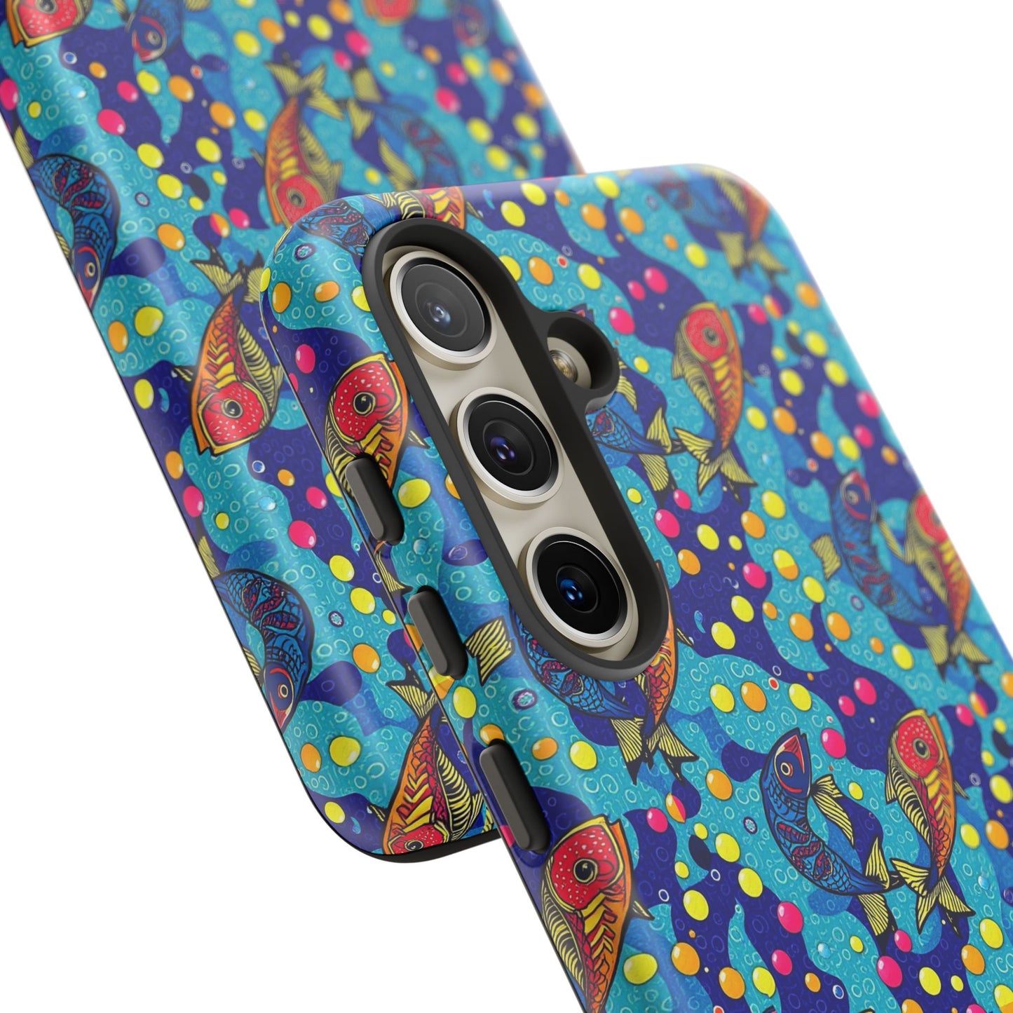 Tough Cases, Pisces, Zodiac v2, Bubble Pattern