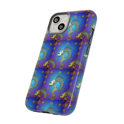 Tough Cases, Pisces, Zodiac v2, Metal Pattern