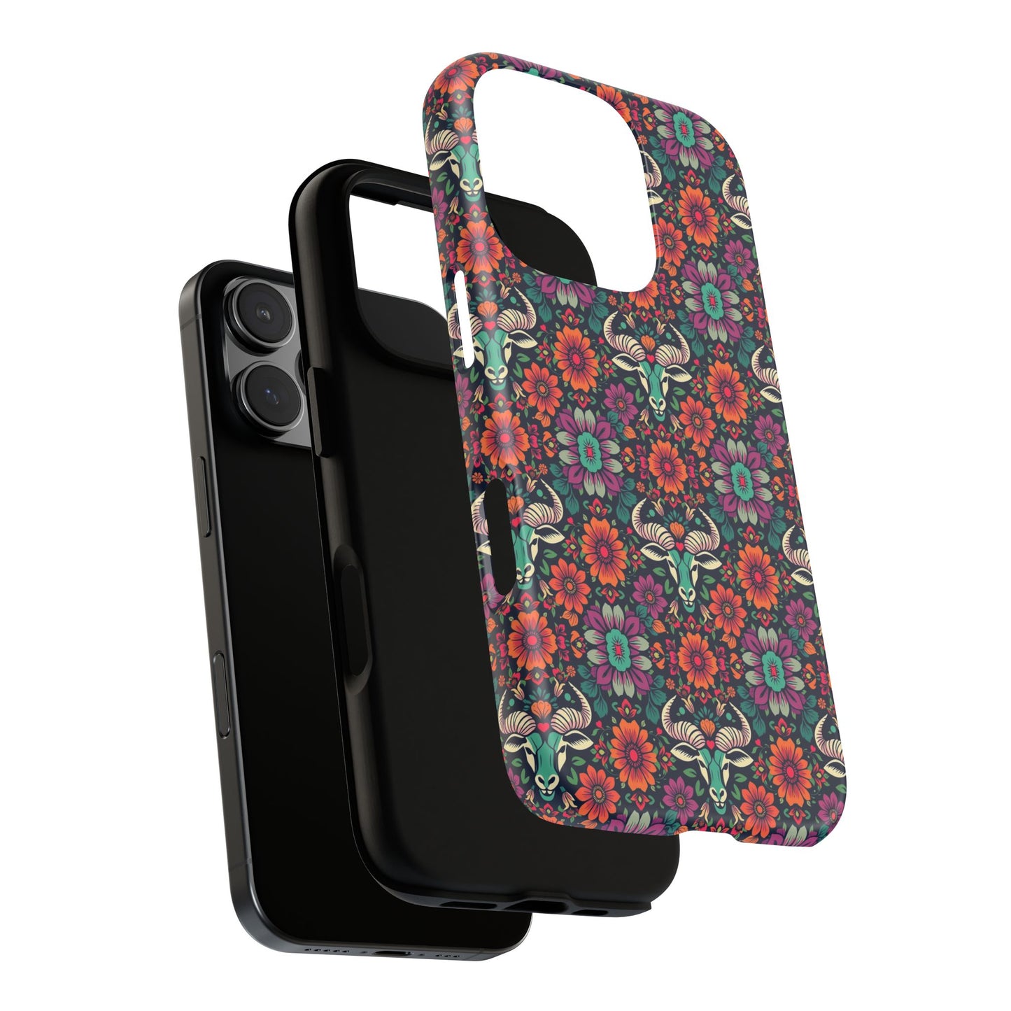 Tough Cases, Taurus, Zodiac v4, Flower Pattern