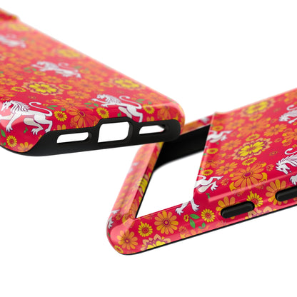 Tough Cases, Leo, Zodiac v4, Flower Pattern