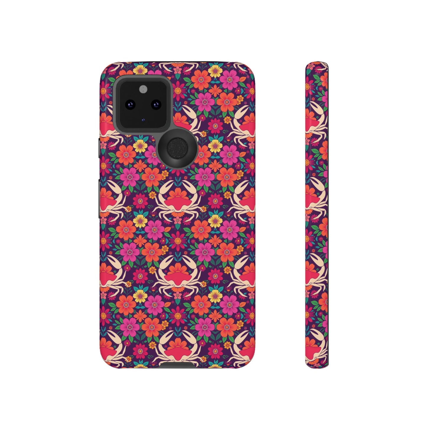 Tough Cases, Cancer, Zodiac v1, Flower Pattern