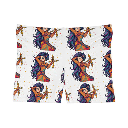 Women's Shorts, (AOP), Sagittarius, Zodiac, Sexy Pattern
