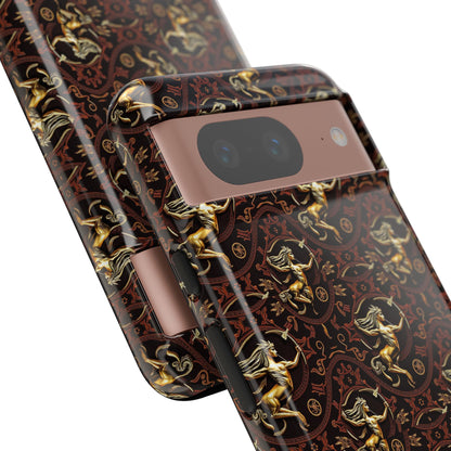 Tough Cases, Sagittarius, Zodiac, Metal Pattern