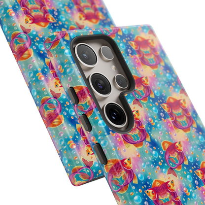 Tough Cases, Pisces, Zodiac v1, Bubble Pattern