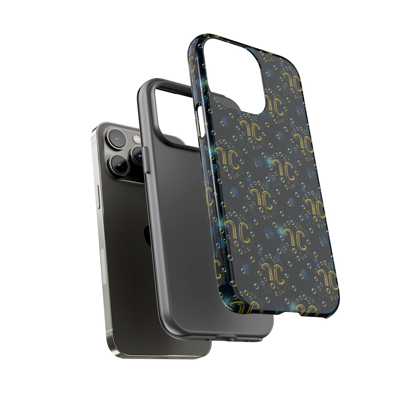 Tough Cases, Aquarius, Zodiac v2, Bubble Pattern