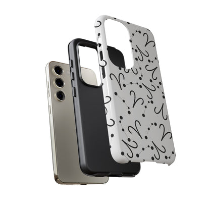 Tough Cases with the Aries Zodiac sign for iPhone, Samsung Galaxy, and Google Pixel devices