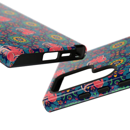 Tough Cases, Capricorn, Zodiac v1, Flower Pattern