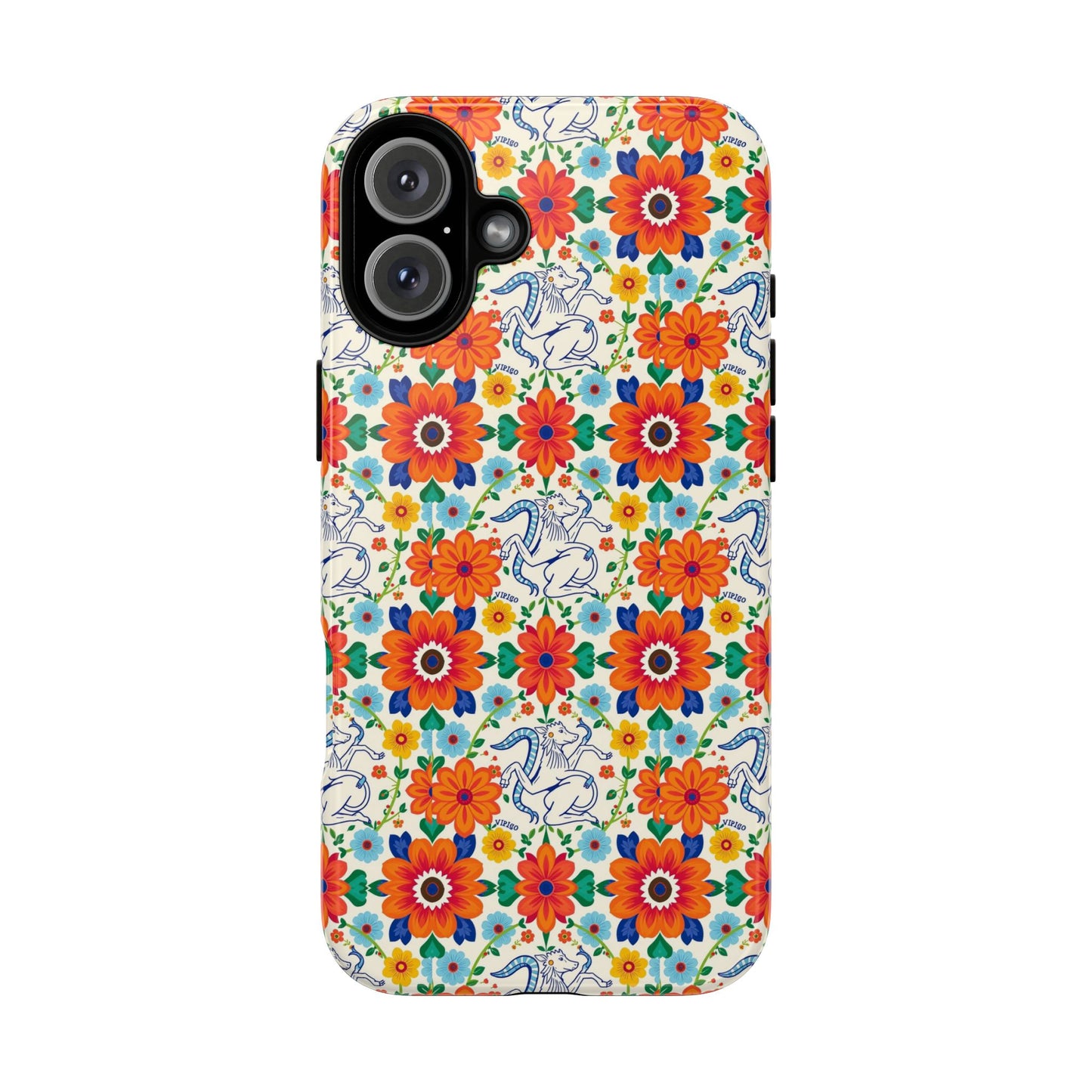 Tough Cases, Virgo, Zodiac v4, Flower Pattern