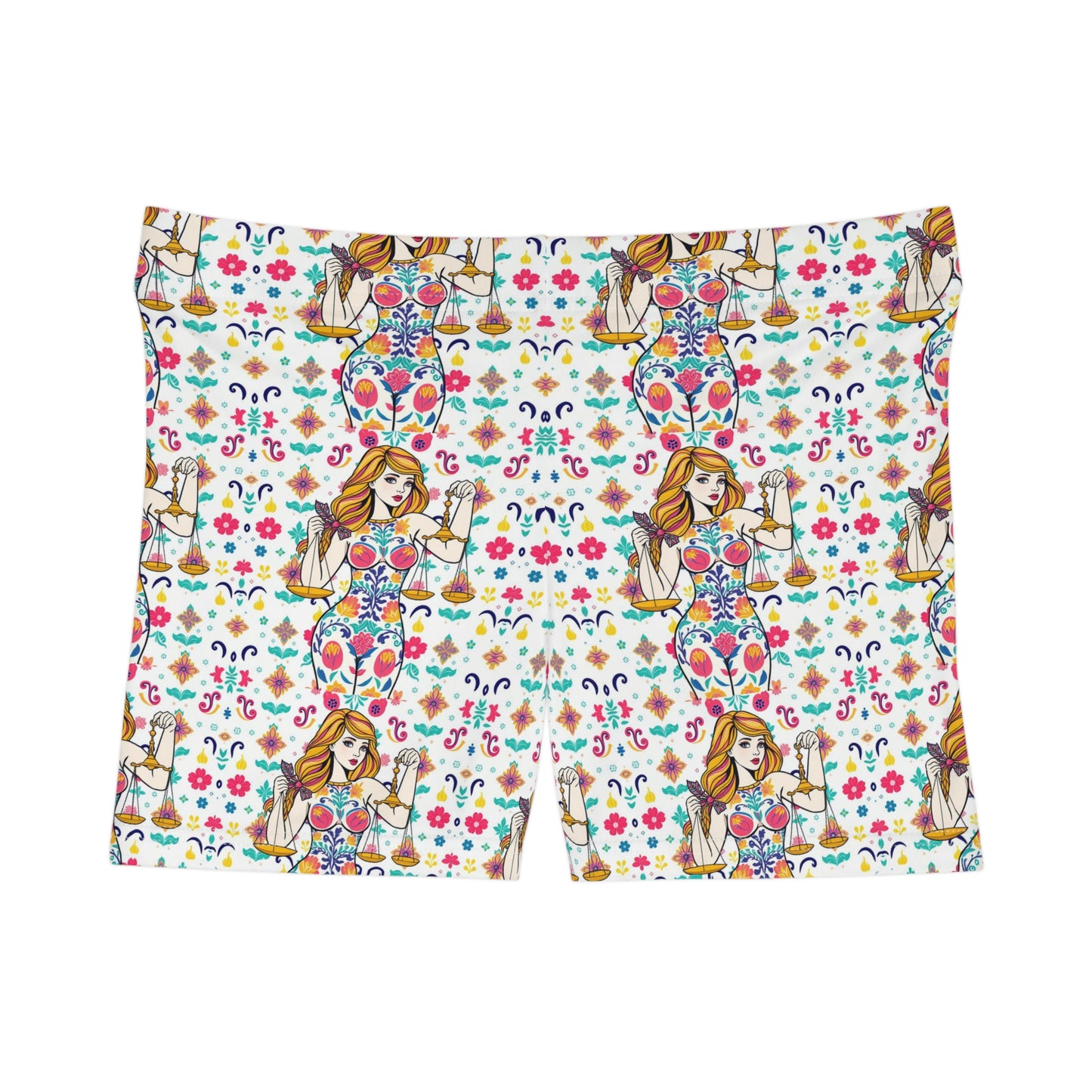 Women's Shorts, (AOP), Libra, Zodiac, Sexy Pattern