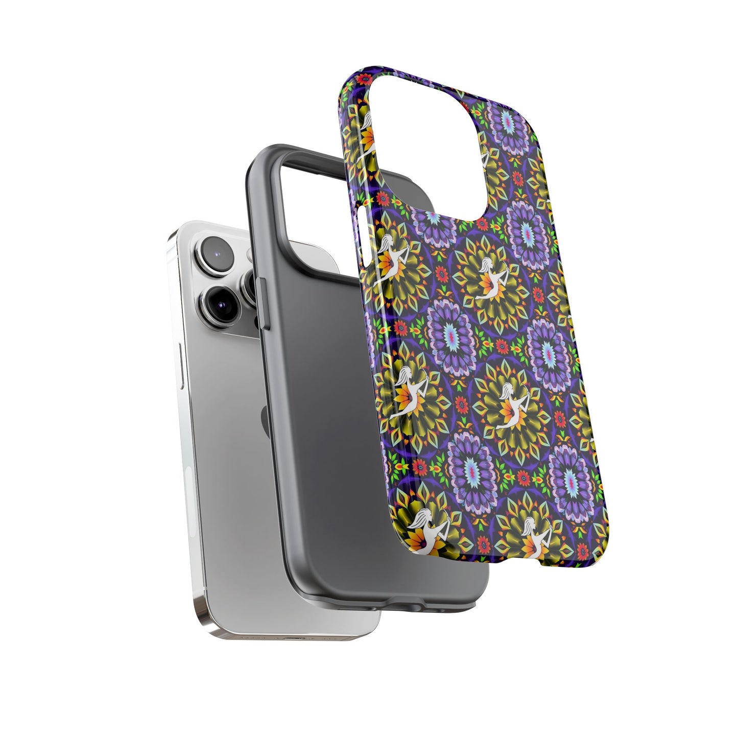 Tough Cases, Sagittarius, Zodiac v1, Flower Pattern